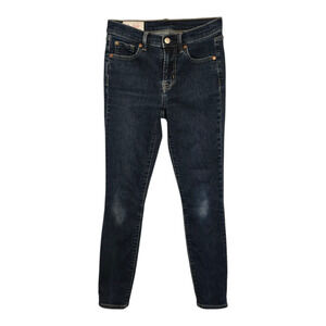 Gap Womens Dark Wash Skinny Jeans 0R/25 Blue Stretch Mid-Rise Normcore Casual